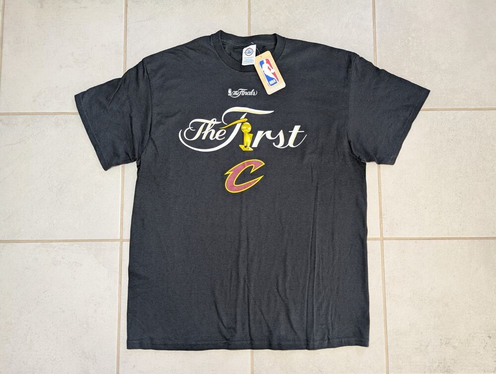 Cleveland Cavaliers Men's Large 2016 NBA Finals Champions" The First" Cavs Shirt